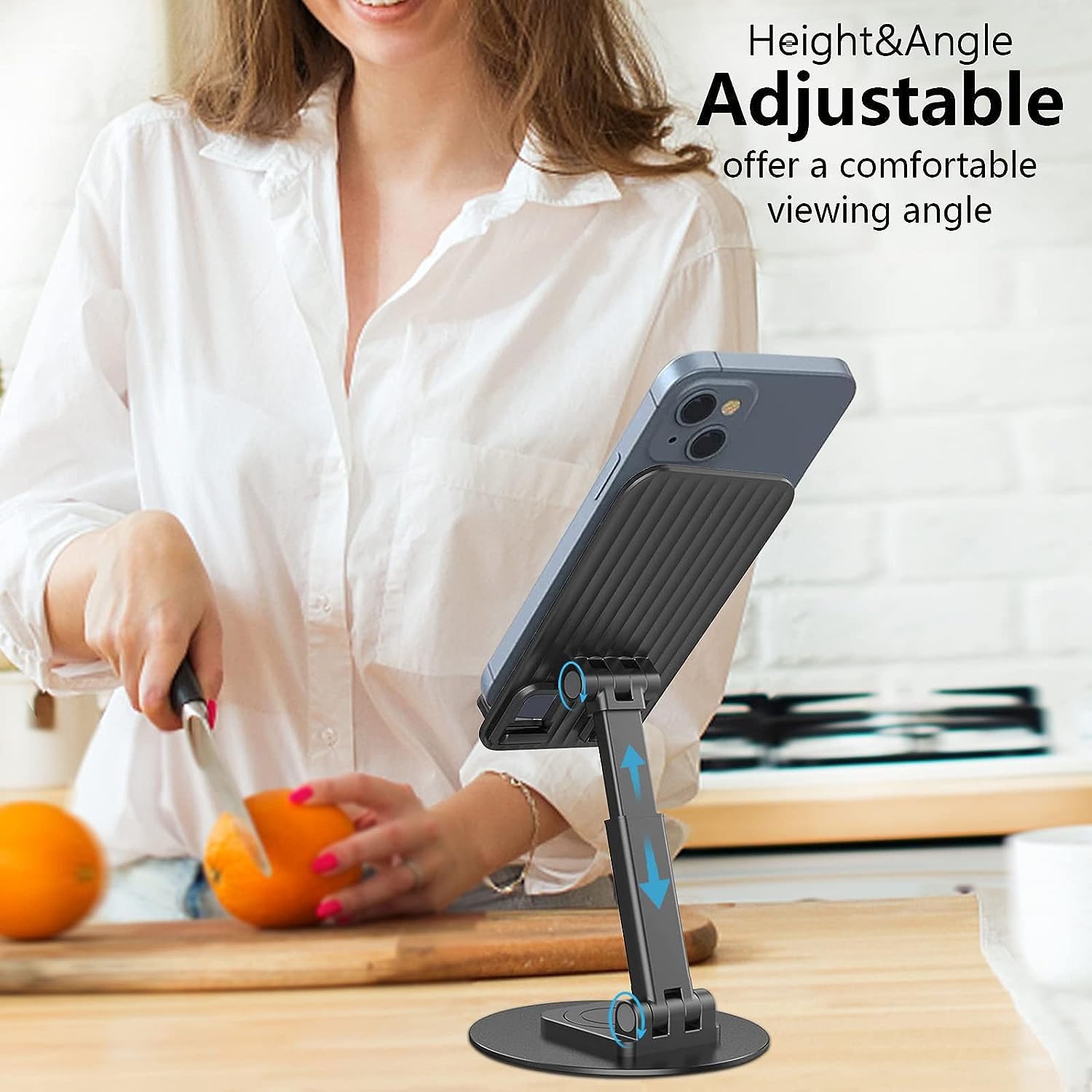 Mobile Phone Stand 360 Rotation Height and Angle