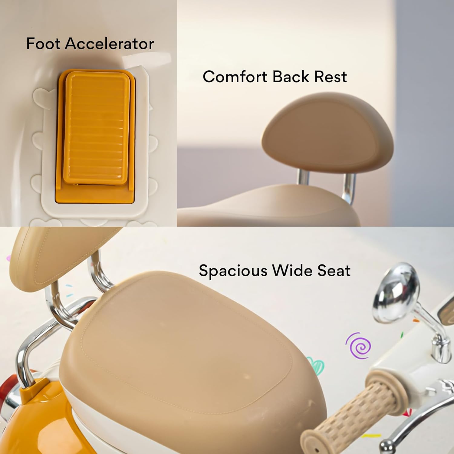 RetroZoom™ 3-Wheel Kids Electric Scooter