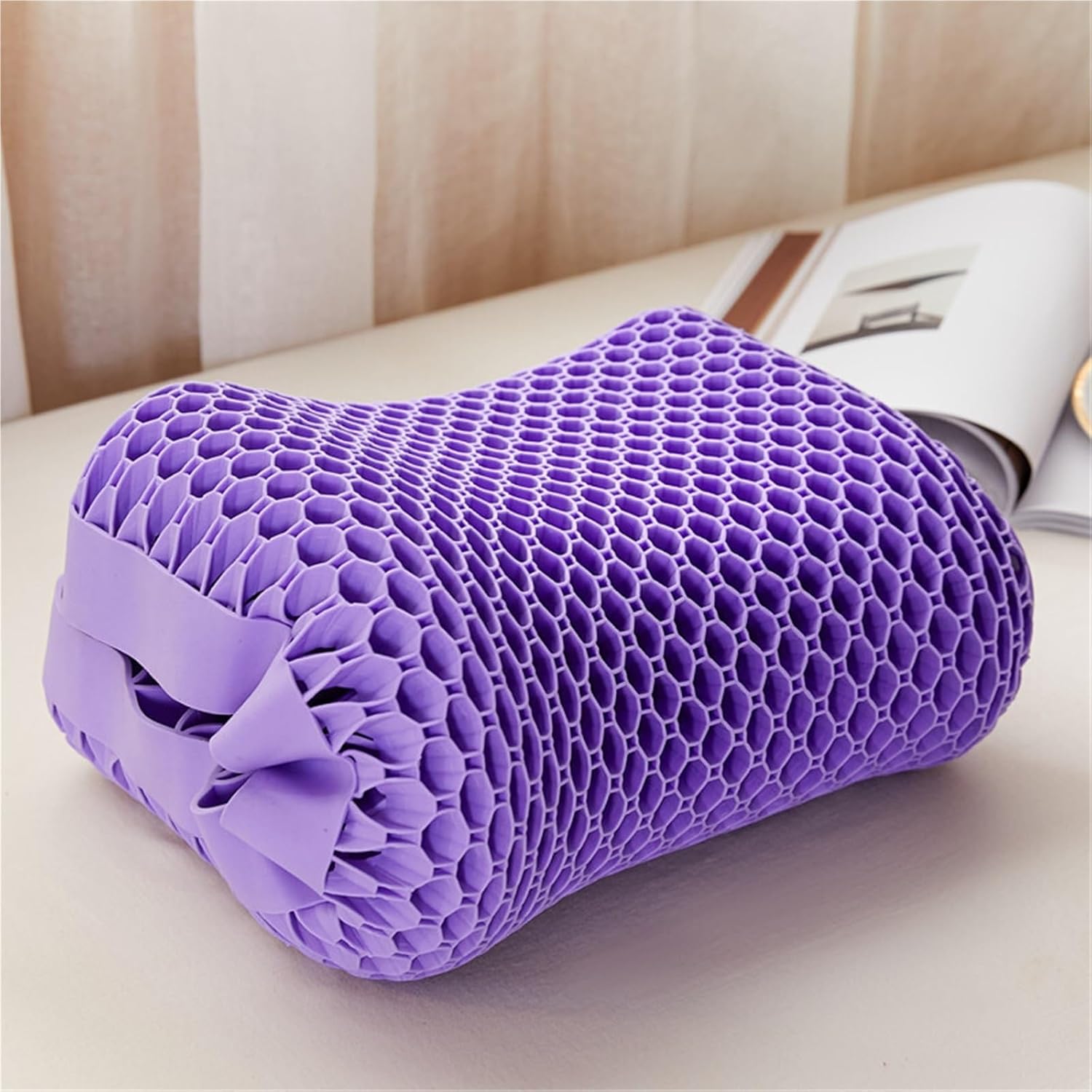 CloudJelly™ Purple Honeycomb Gel Pillow