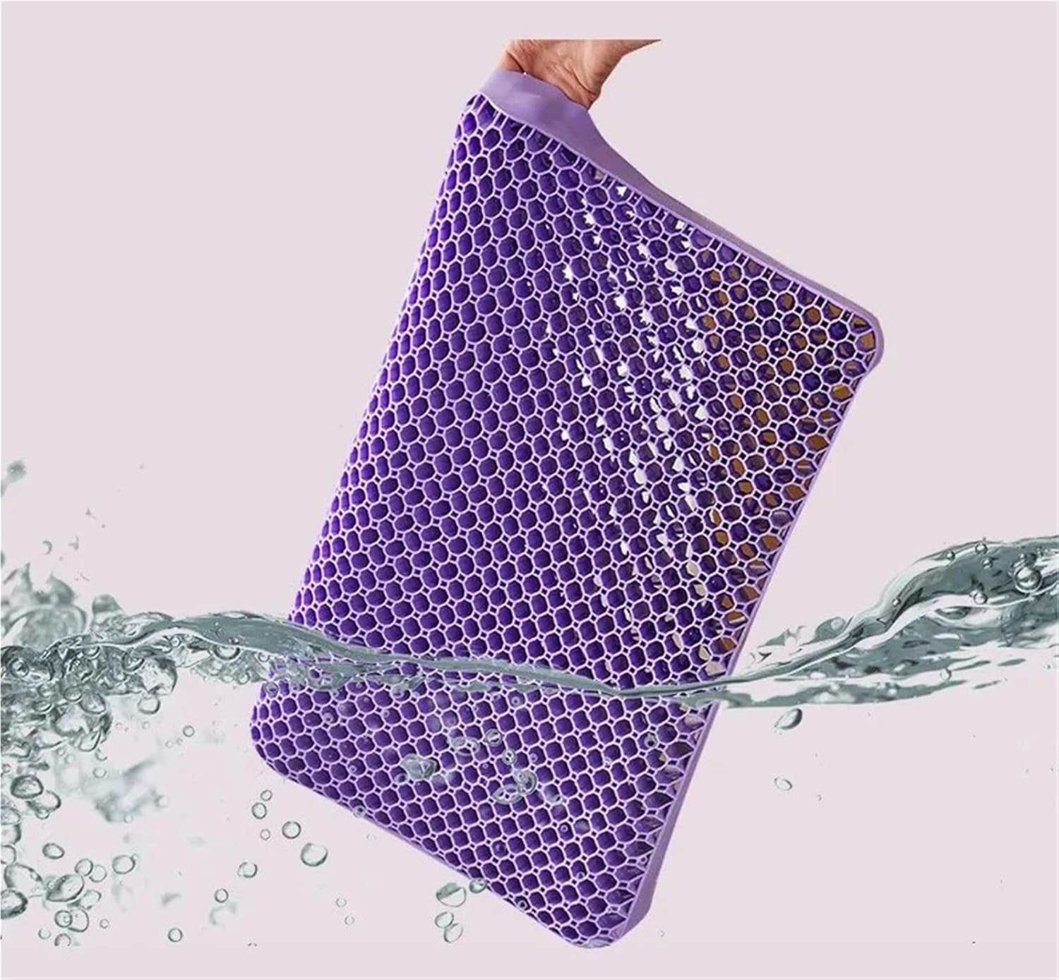 CloudJelly™ Purple Honeycomb Gel Pillow