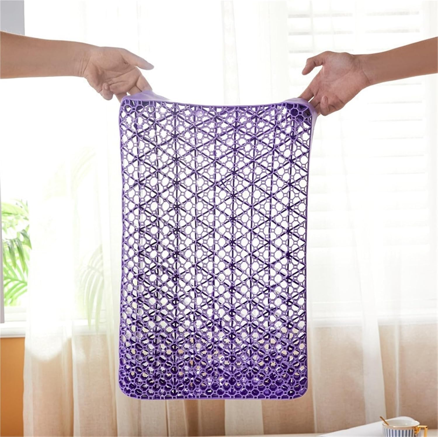 CloudJelly™ Purple Honeycomb Gel Pillow