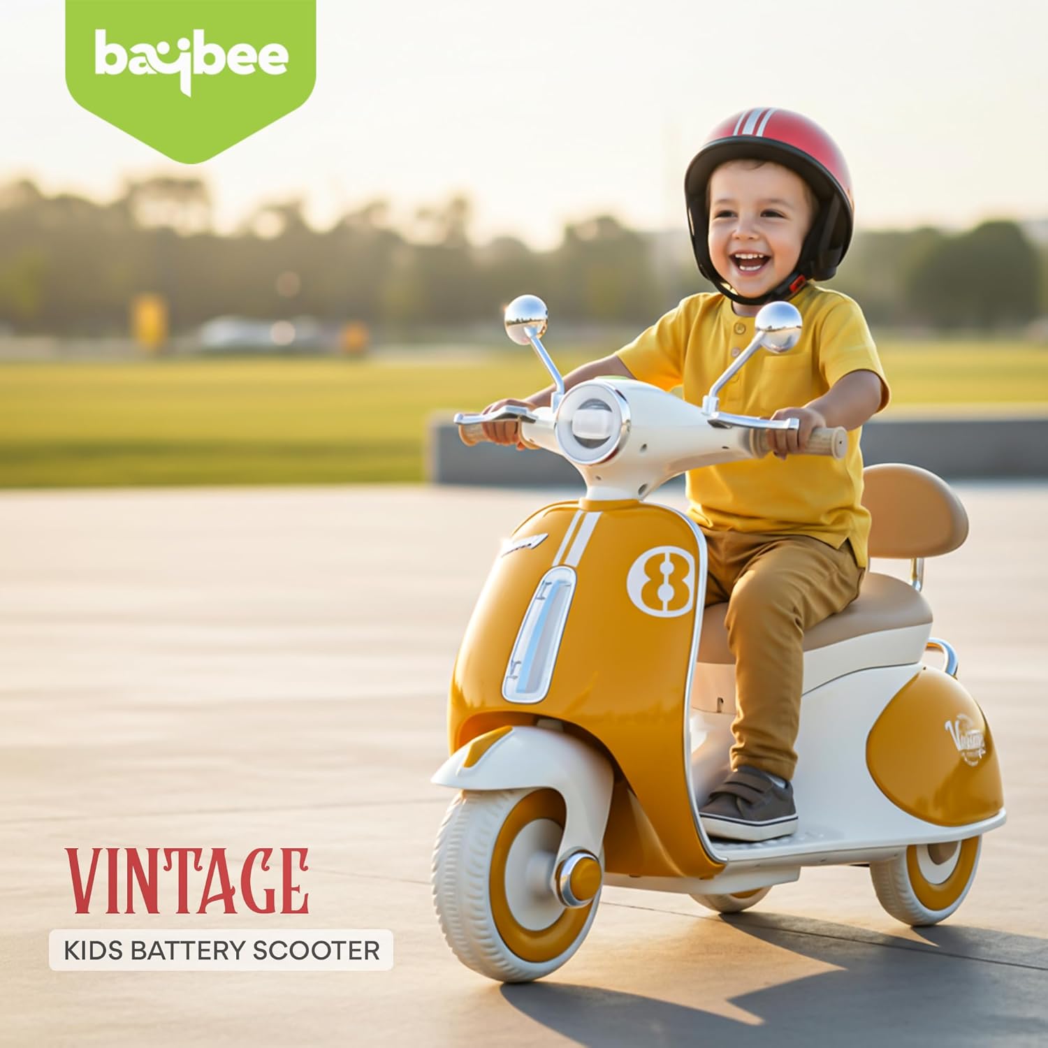 RetroZoom™ 3-Wheel Kids Electric Scooter