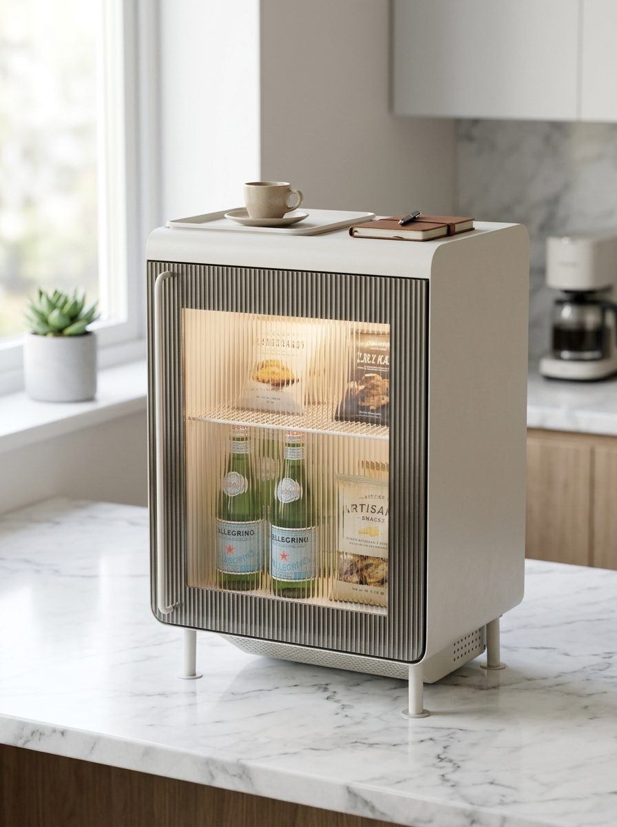 ChillVault™ Dual-Zone Smart Beverage Fridge