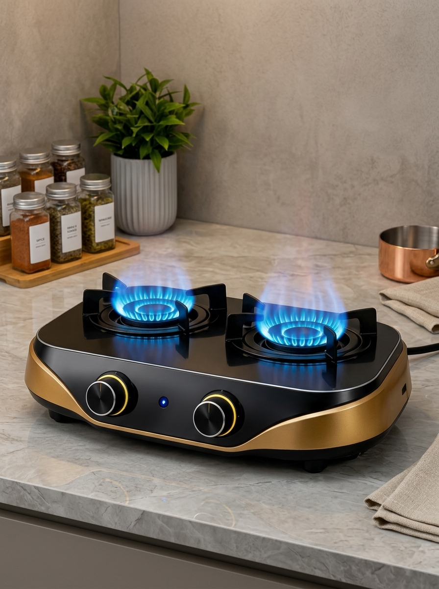 FlareNest™ Dual-Burner Countertop Electric Stove