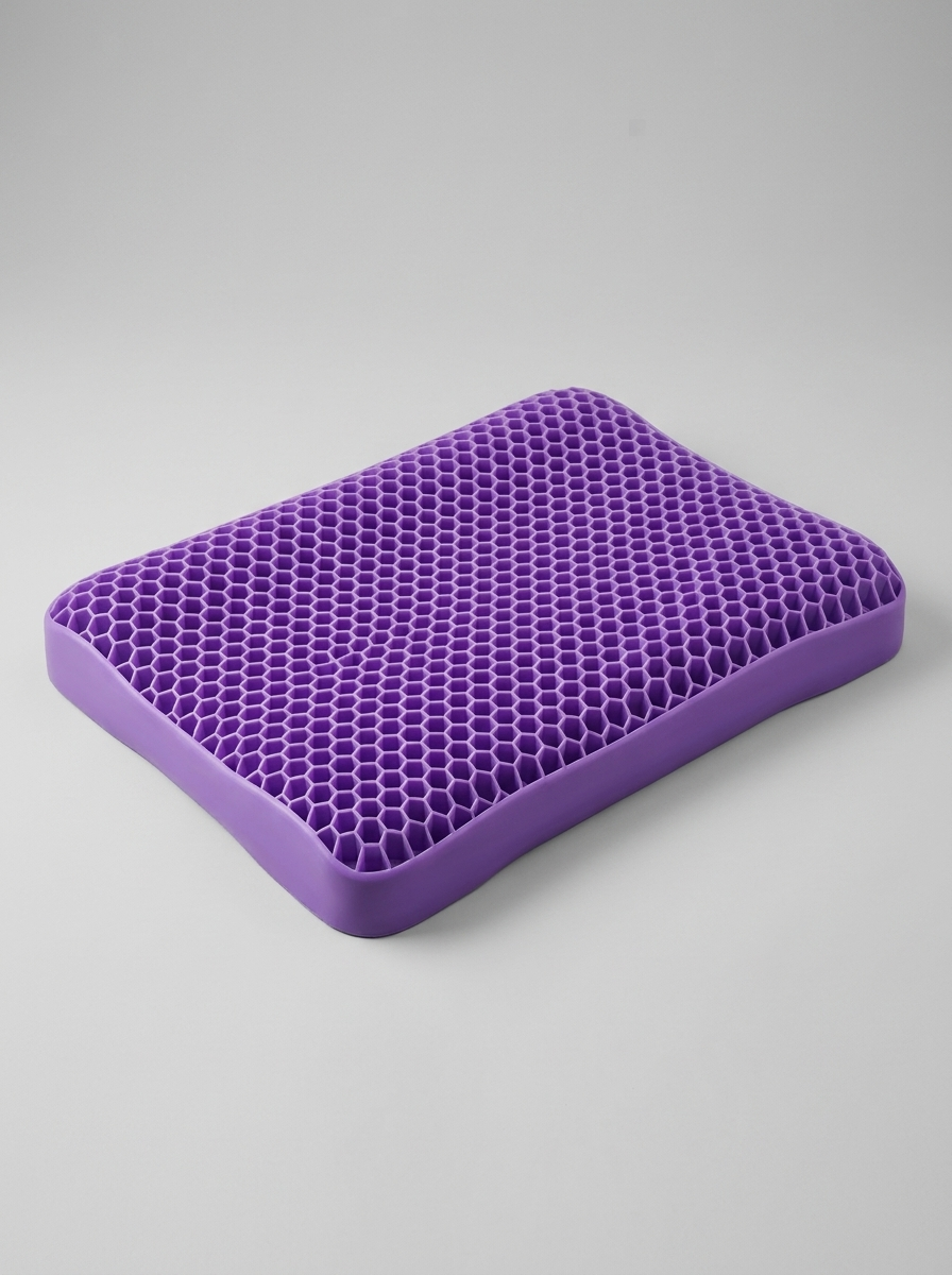CloudJelly™ Purple Honeycomb Gel Pillow