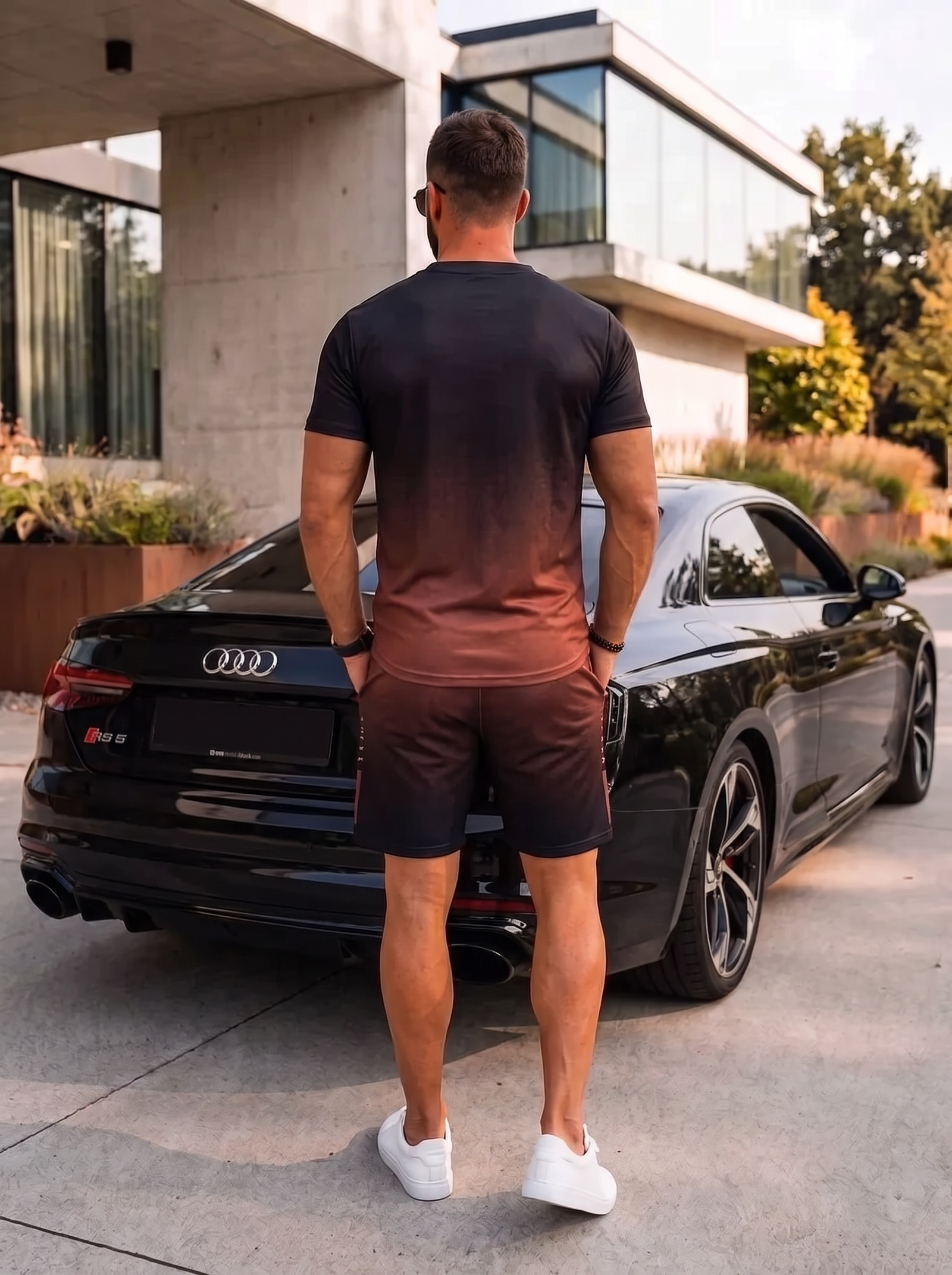 BlackShark™ Men’s Gradient Coord Set - Black Copper